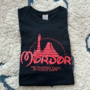 Men’s Graphic T “Mordor The Crappiest Place in Middle Earth” 2XL